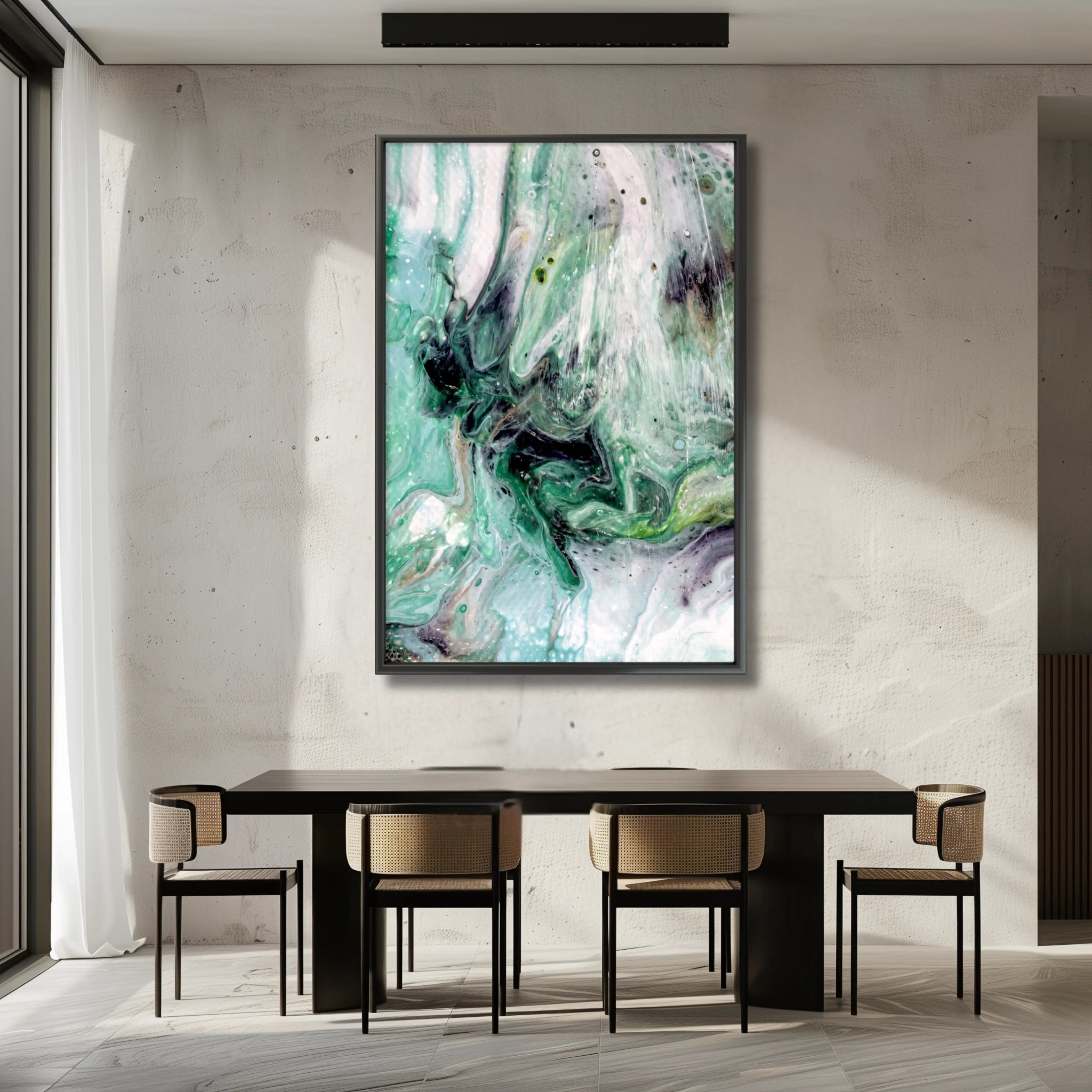 Cosmic Synergy | Luxury Abstract Print on Fine Art Paper - Anez Ka Arts Luxury Wall Art