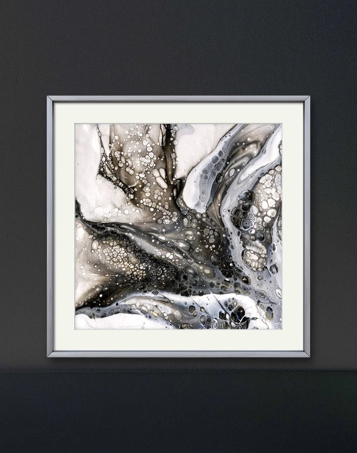 Monochrome Attraction - framed wall art in black and white