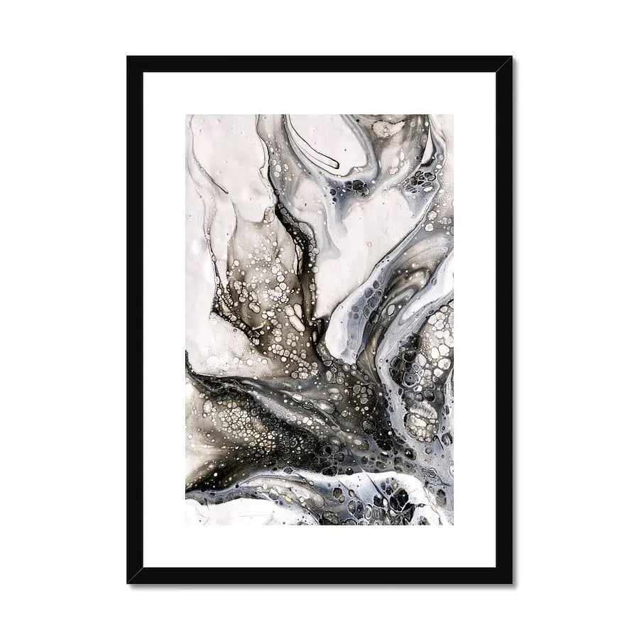 Monochrome Attraction - framed wall art in black and white