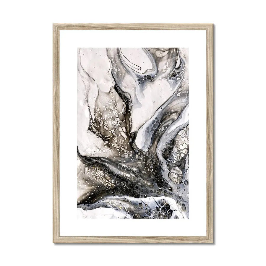 Monochrome Attraction - framed wall art in black and white