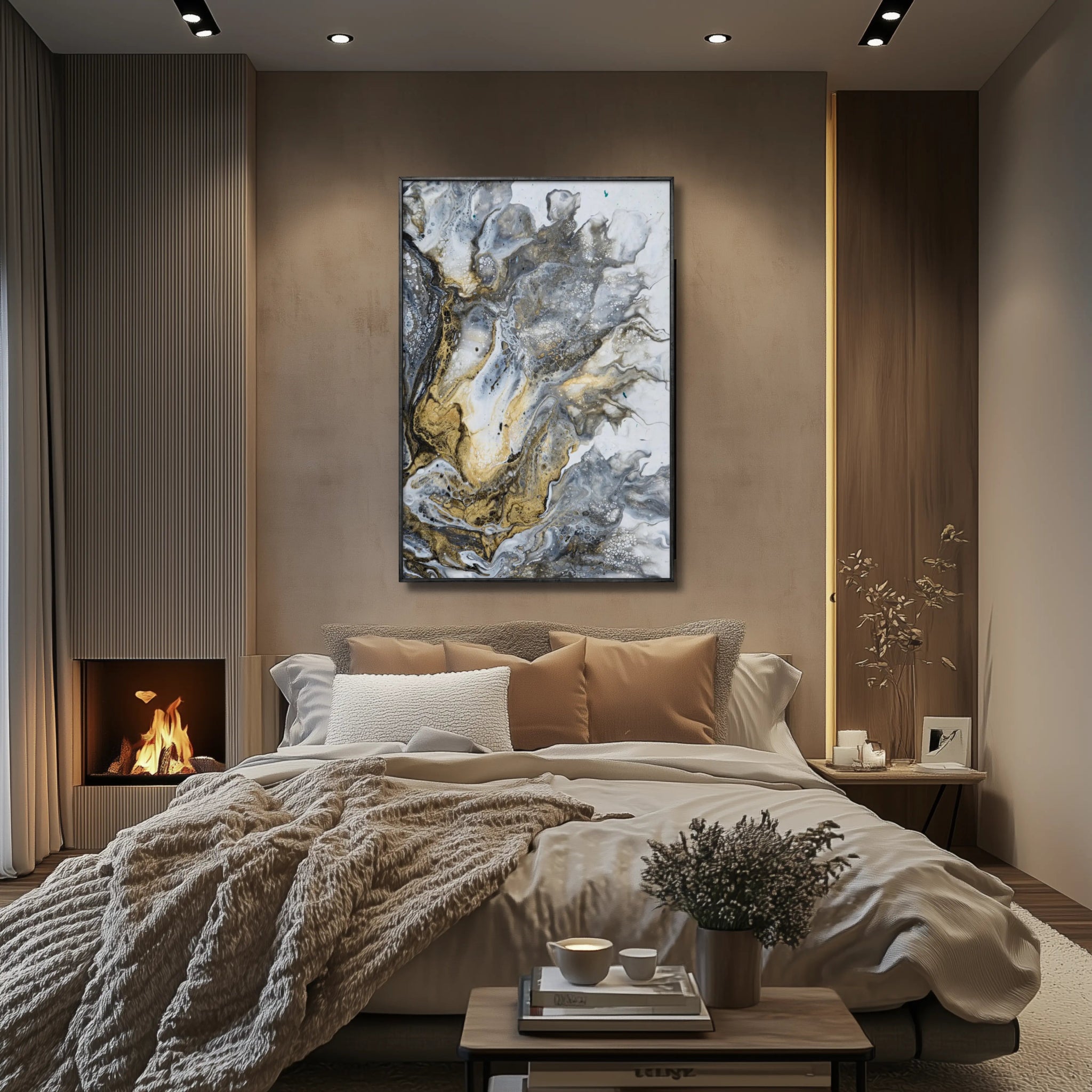 Elegance Unveiled | Luxury Framed Fine Art Print - Anez Ka Arts Luxury Wall Art