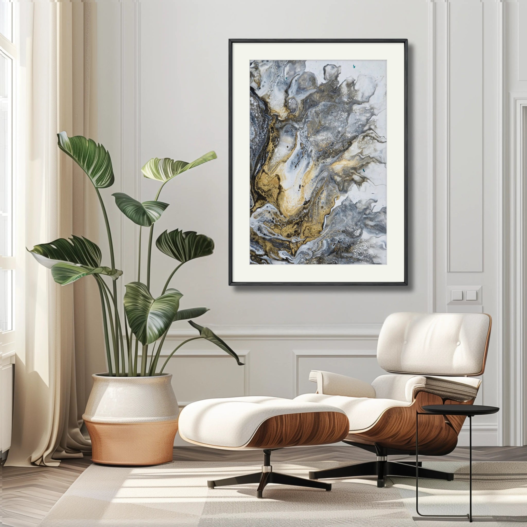 Elegance Unveiled | Luxury Framed Fine Art Print - Anez Ka Arts Luxury Wall Art