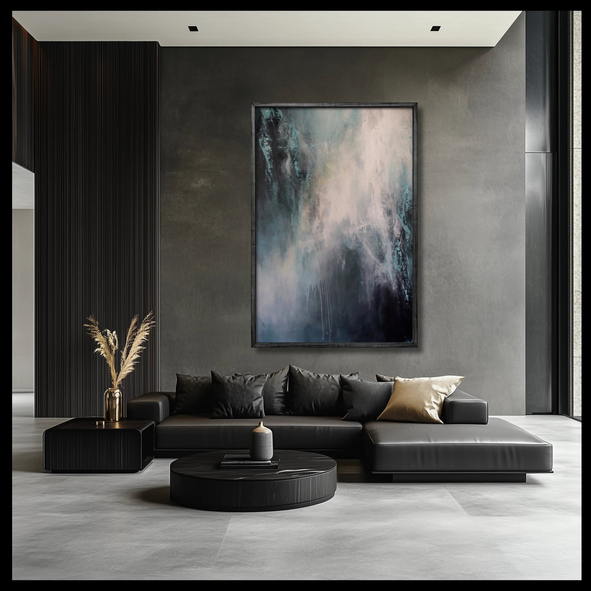 Enchantment | Tranquil Framed Canvas Art - Anez Ka Arts Luxury Wall Art