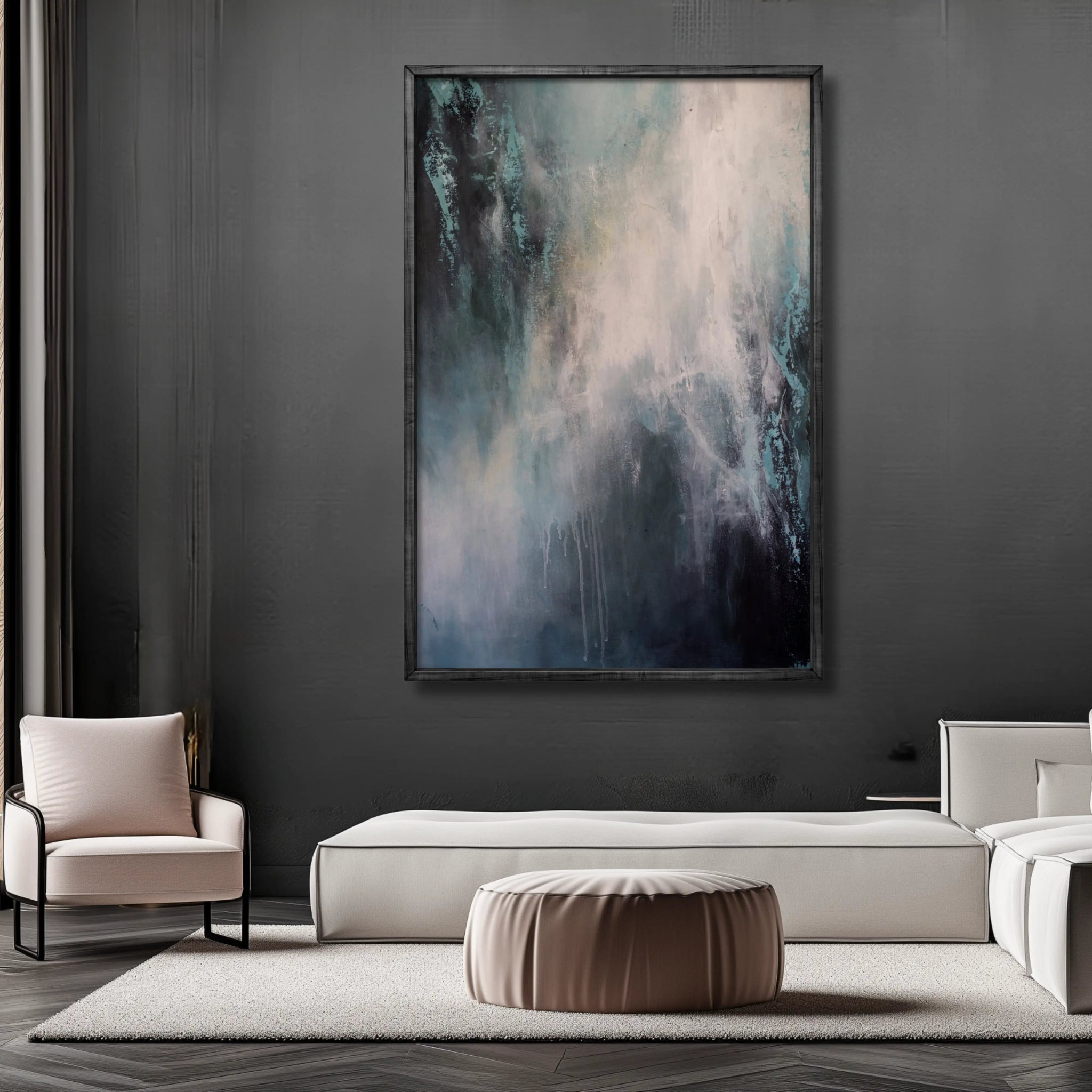 Enchantment | Tranquil Framed Canvas Art - Anez Ka Arts Luxury Wall Art