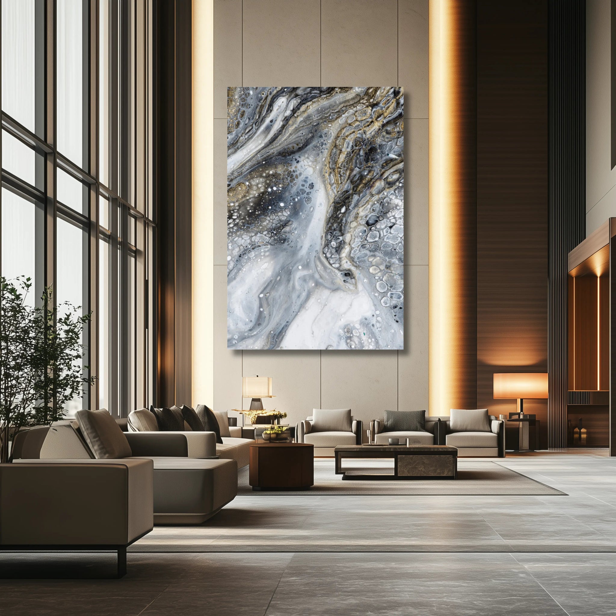 Everlasting | Large Luxury Wall Art for Living Room - Anez Ka Arts Luxury Wall Art