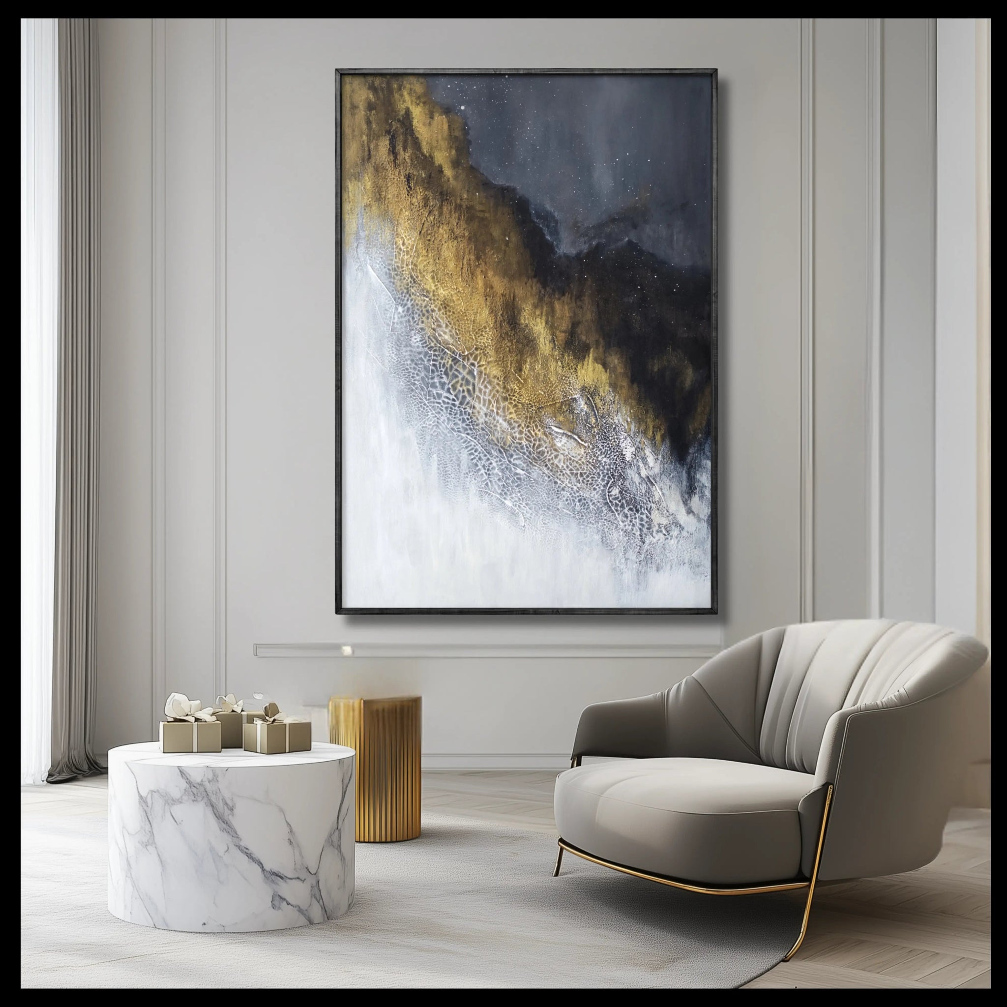 Iconic | Exclusive Framed Wall Art for Luxury Living room - Anez Ka Arts Luxury Wall Art