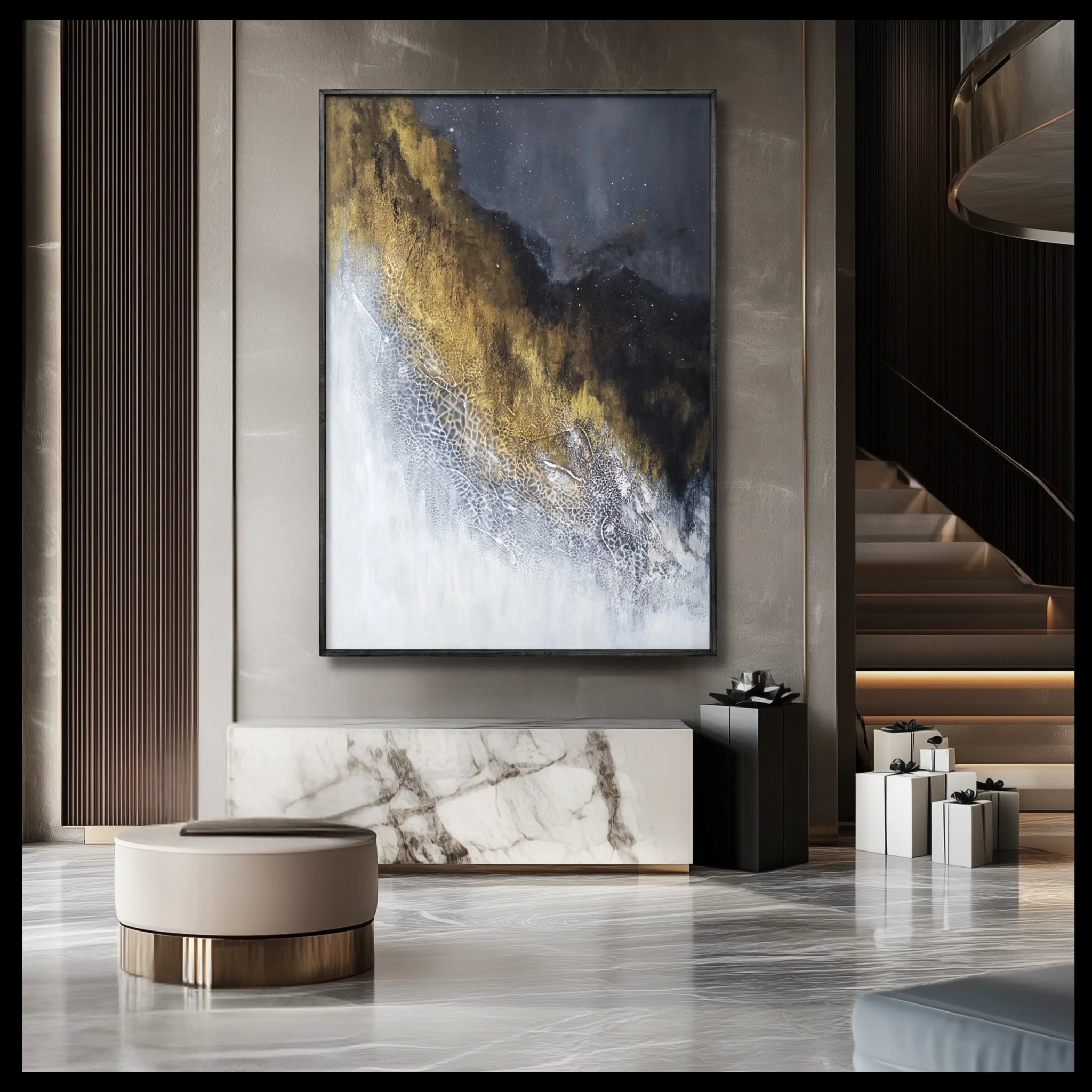 Iconic | Exclusive Framed Wall Art for Luxury Living room - Anez Ka Arts Luxury Wall Art