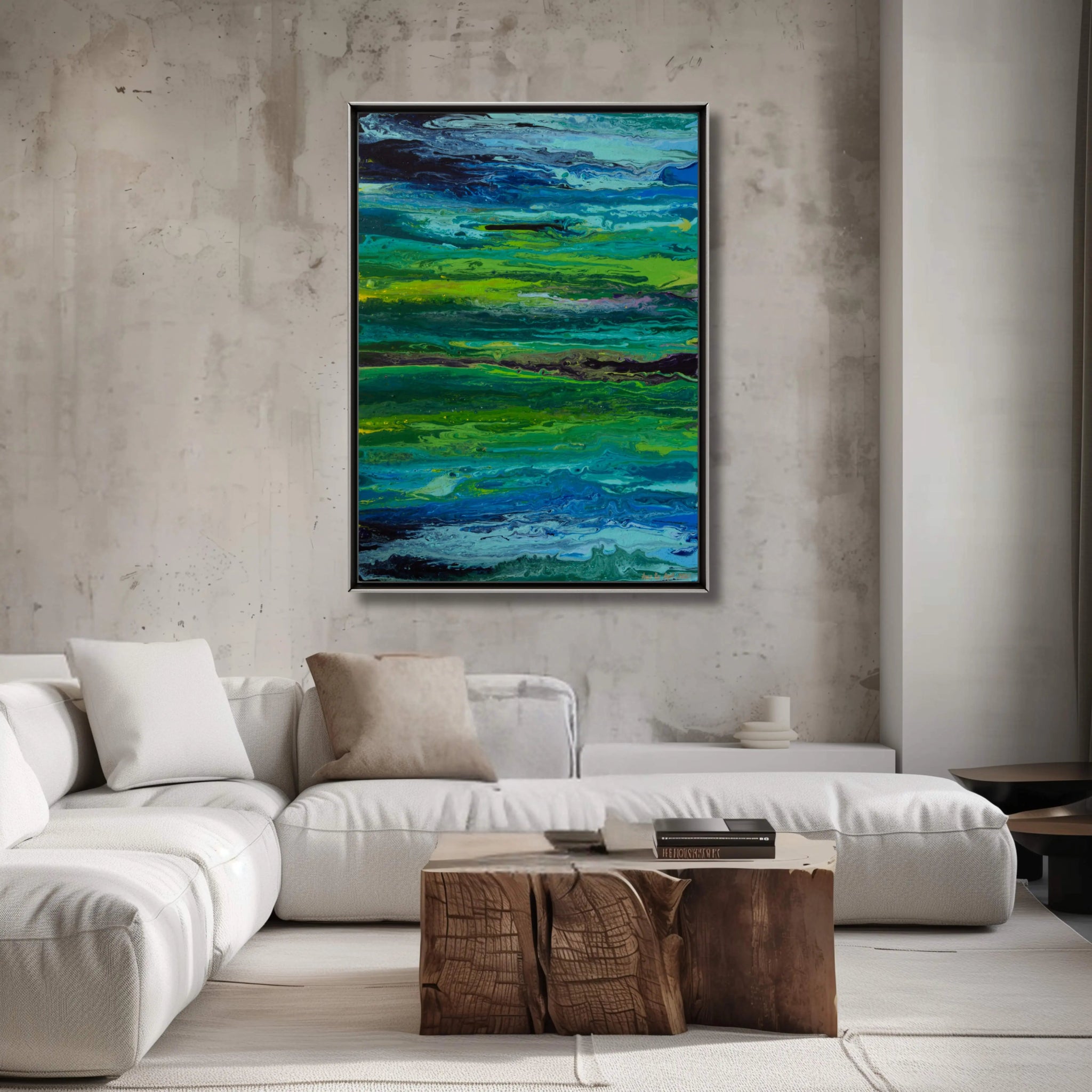 Infinity | Original Colourful Abstract Painting - Anez Ka Arts Luxury Wall Art