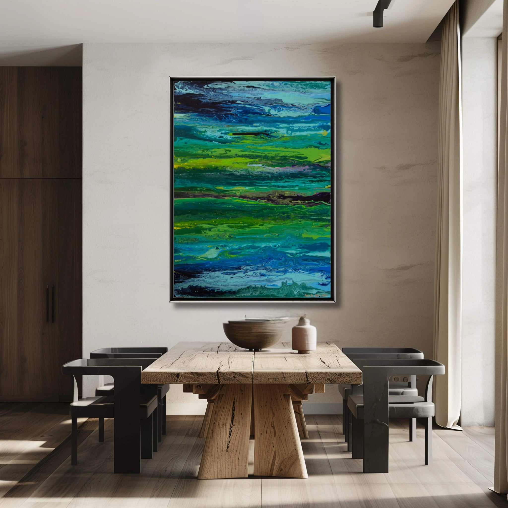 Infinity | Original Colourful Abstract Painting - Anez Ka Arts Luxury Wall Art