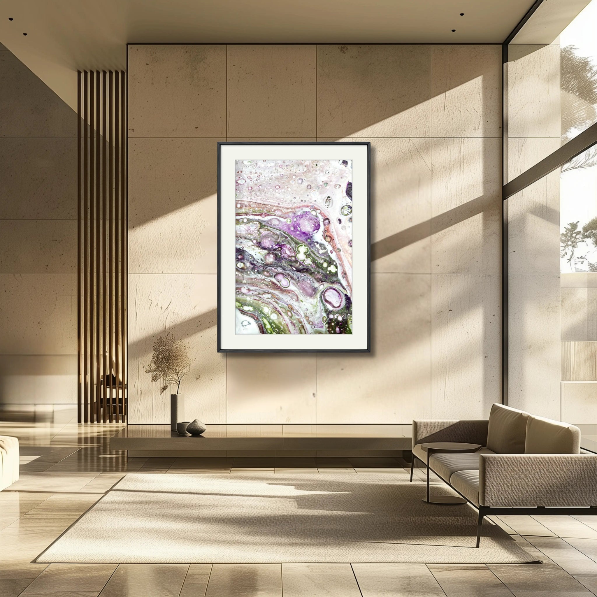 Lavish Jewel | Premium Framed Print on Paper - Anez Ka Arts Luxury Wall Art