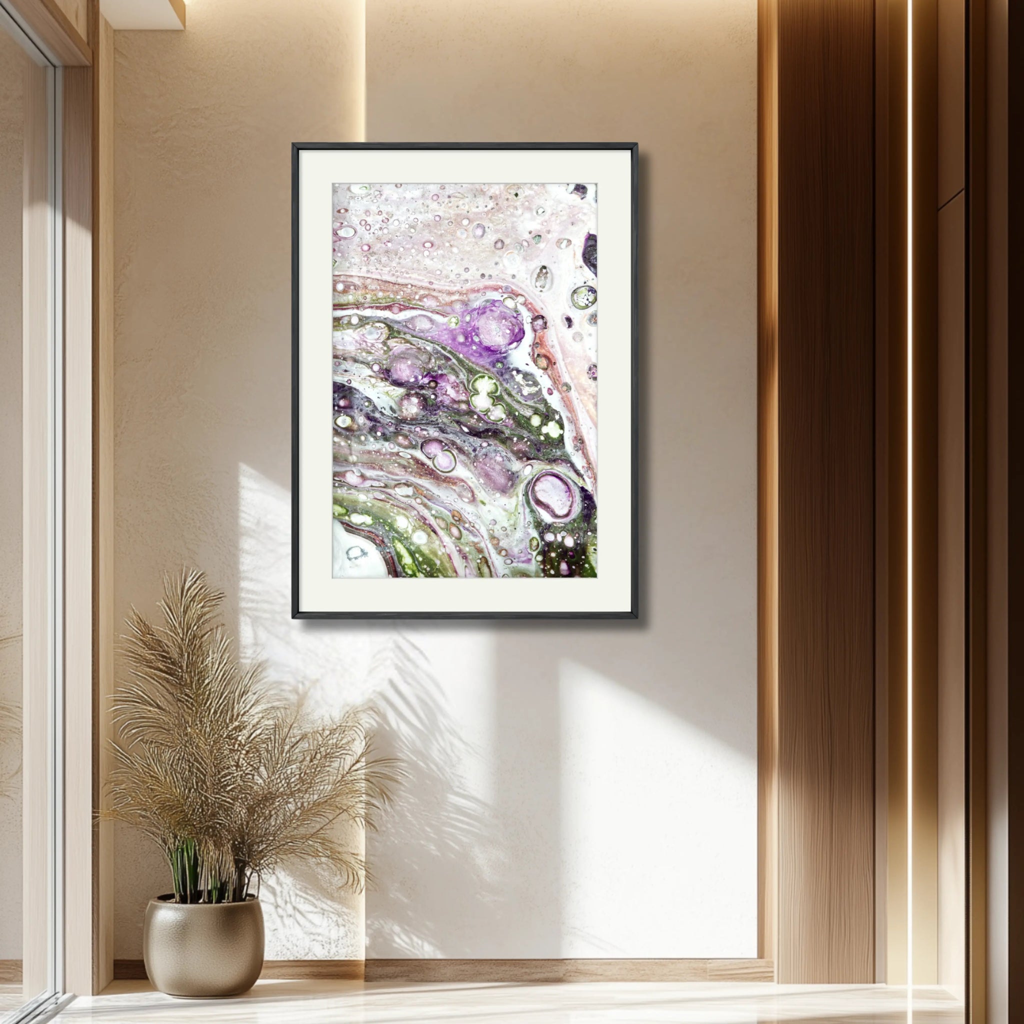 Lavish Jewel | Premium Framed Print on Paper - Anez Ka Arts Luxury Wall Art