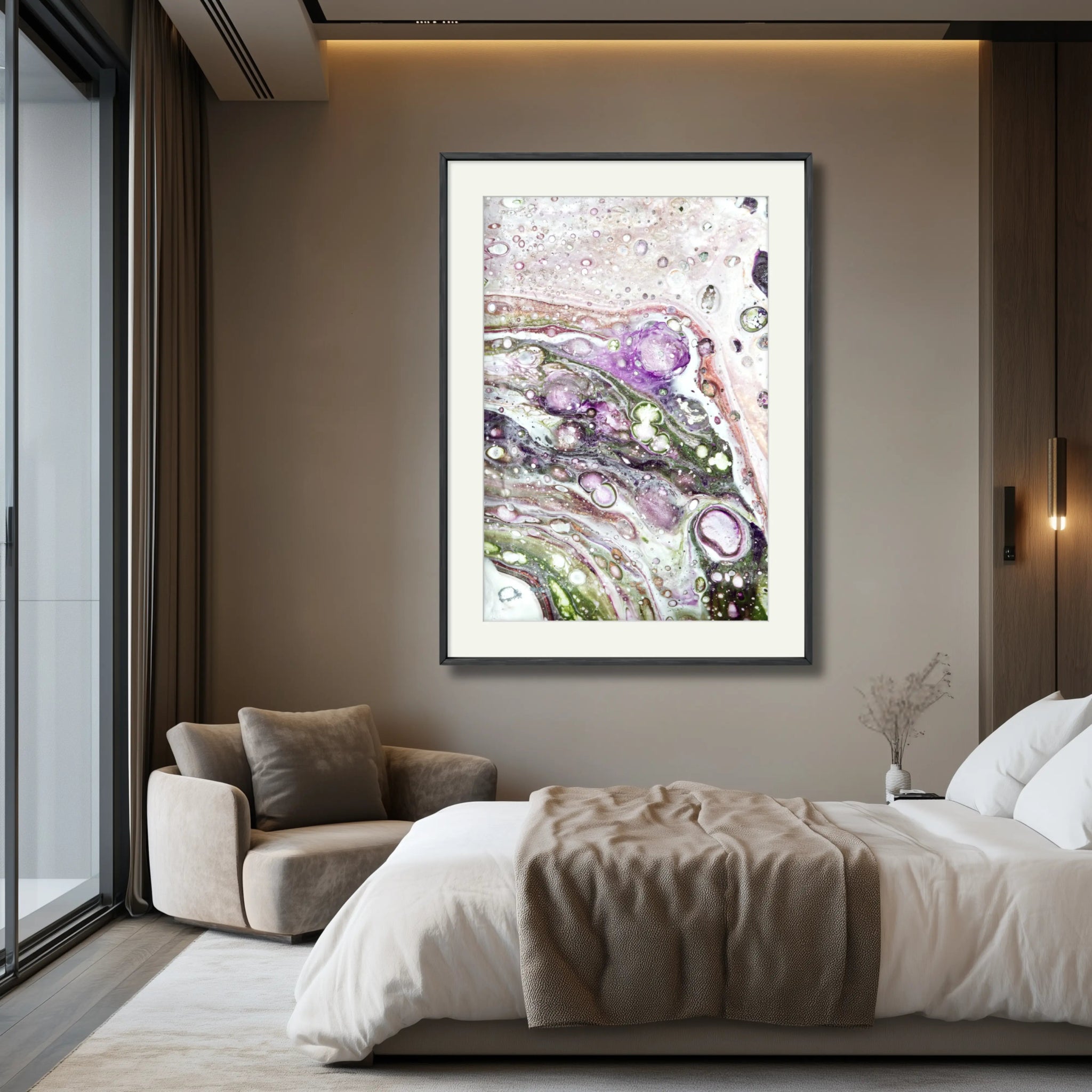 Lavish Jewel | Premium Framed Print on Paper - Anez Ka Arts Luxury Wall Art