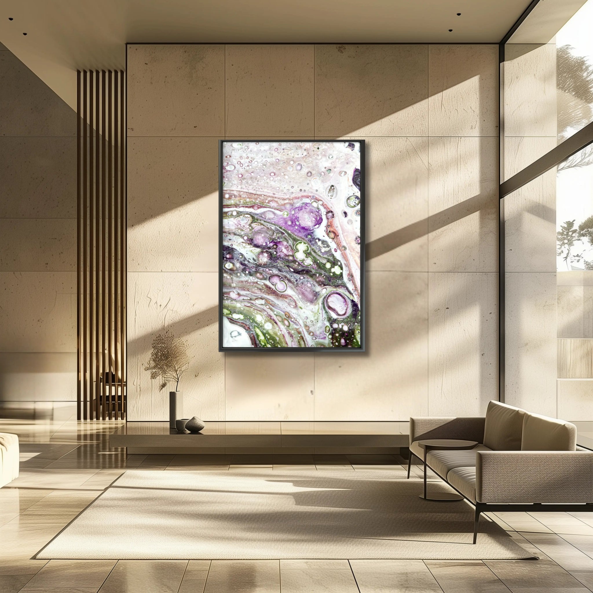 Lavish Jewel | Premium Framed Print on Paper - Anez Ka Arts Luxury Wall Art