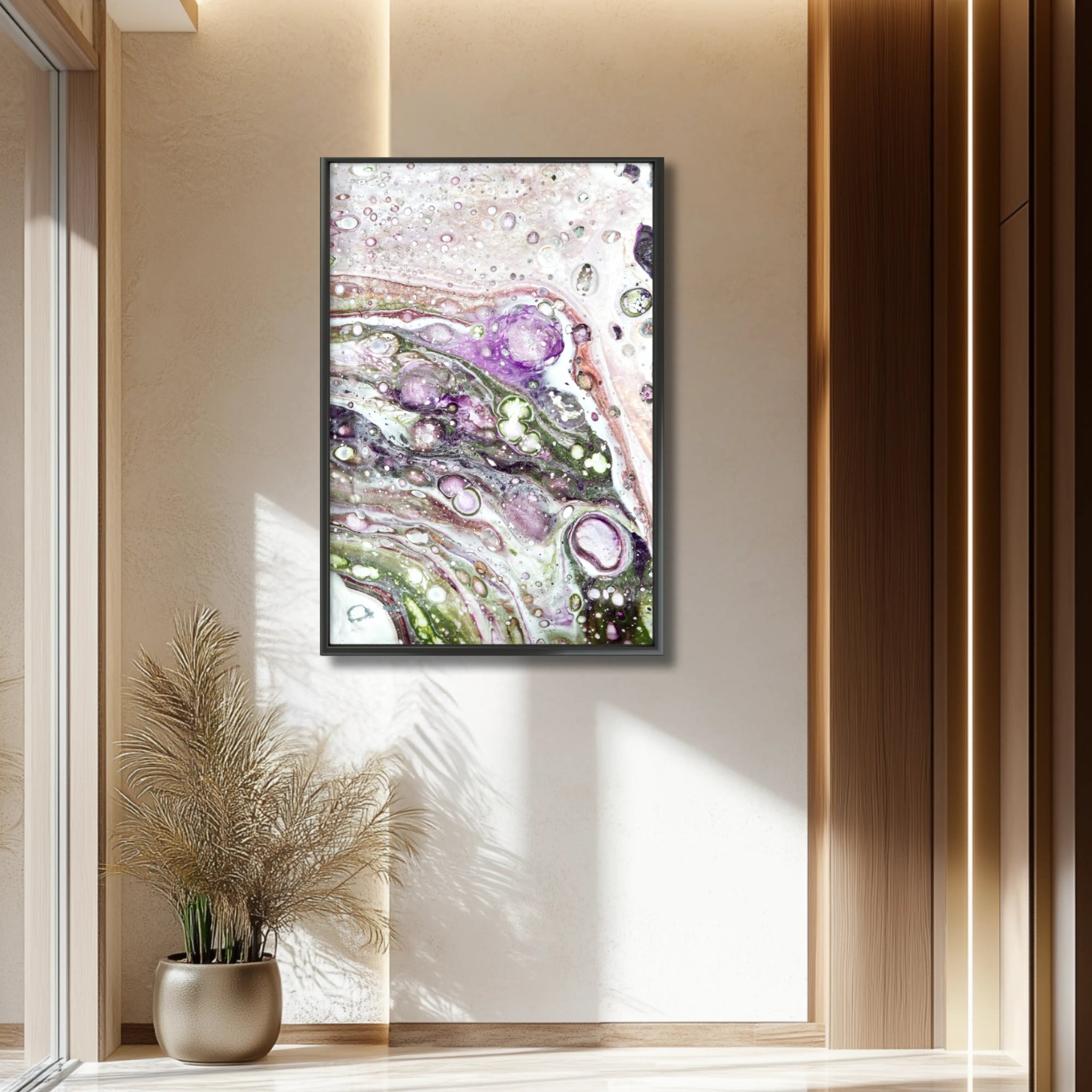 Lavish Jewel | Premium Framed Print on Paper - Anez Ka Arts Luxury Wall Art