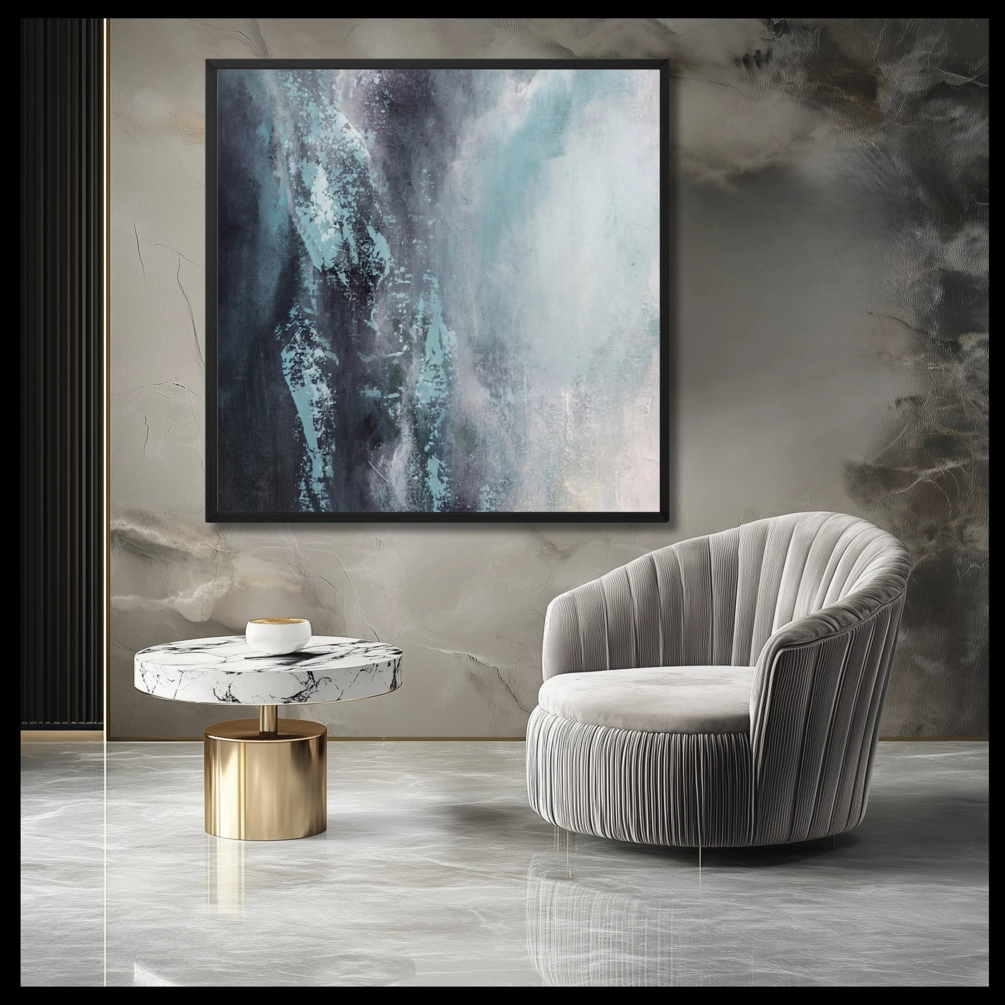 Magnetic Charm | Framed Canvas Art - Anez Ka Arts Luxury Wall Art