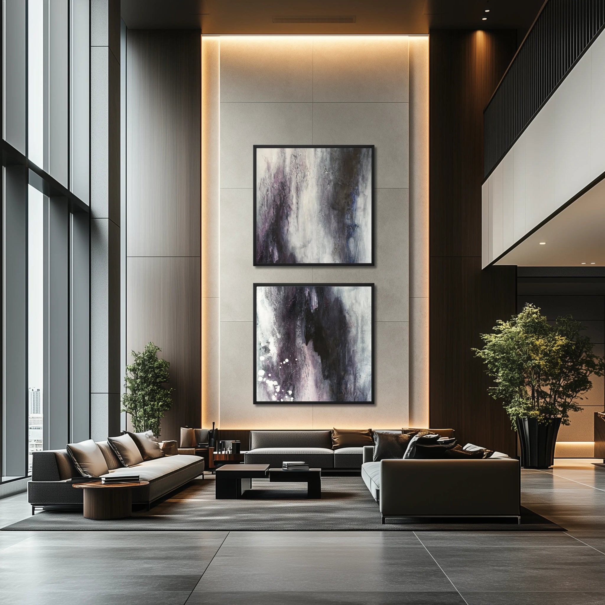 Magnificent Duo | Luxury Wall Art Set for Contemporary Homes - Anez Ka Arts Luxury Wall Art