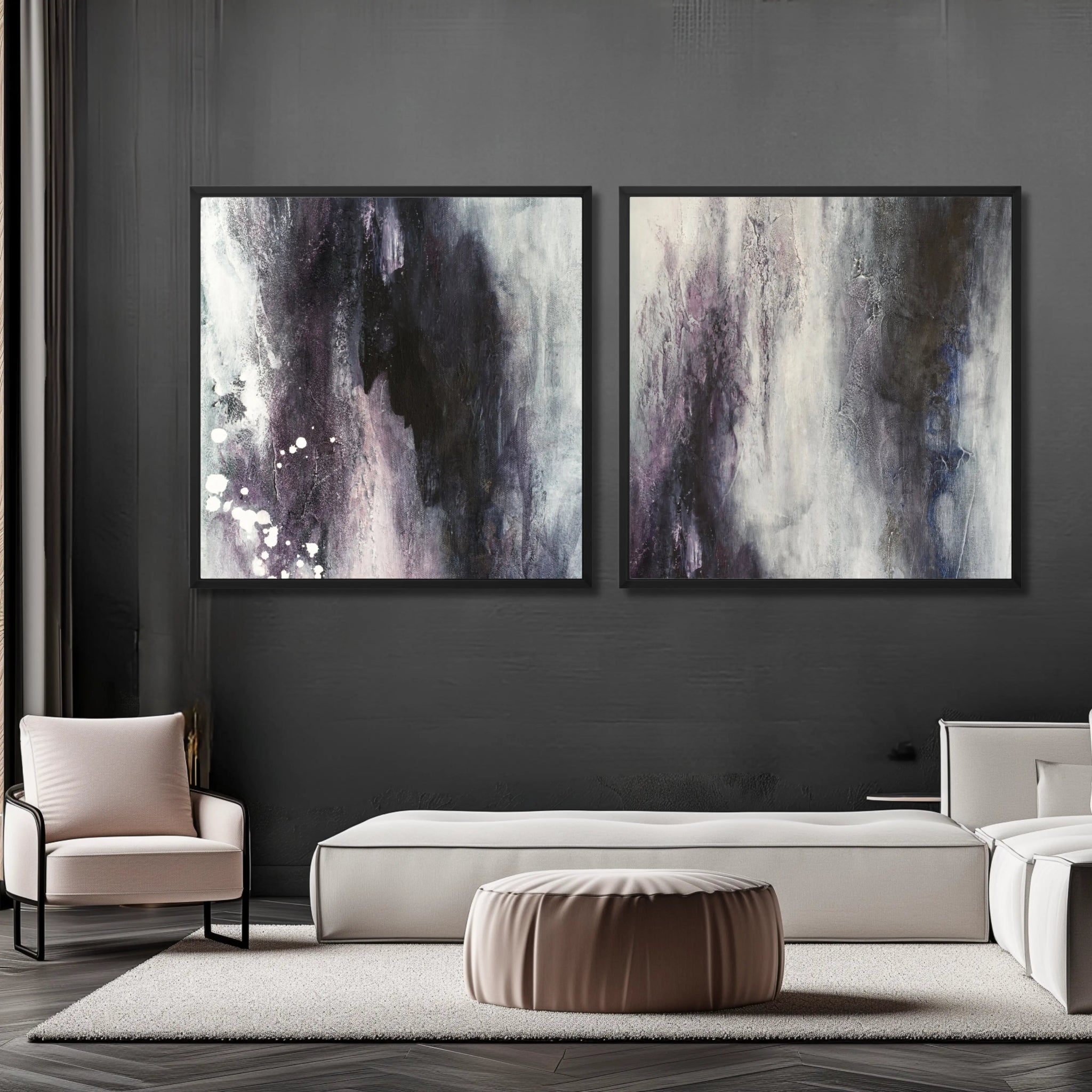 Magnificent Duo | Luxury Wall Art Set for Contemporary Homes - Anez Ka Arts Luxury Wall Art