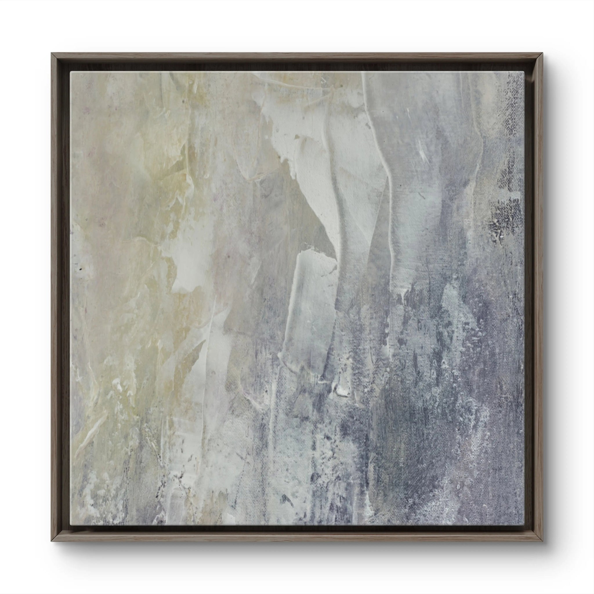 Misty Delight | Minimalist Wall Art Print For Neutral Living Room - Anez Ka Arts Luxury Wall Art