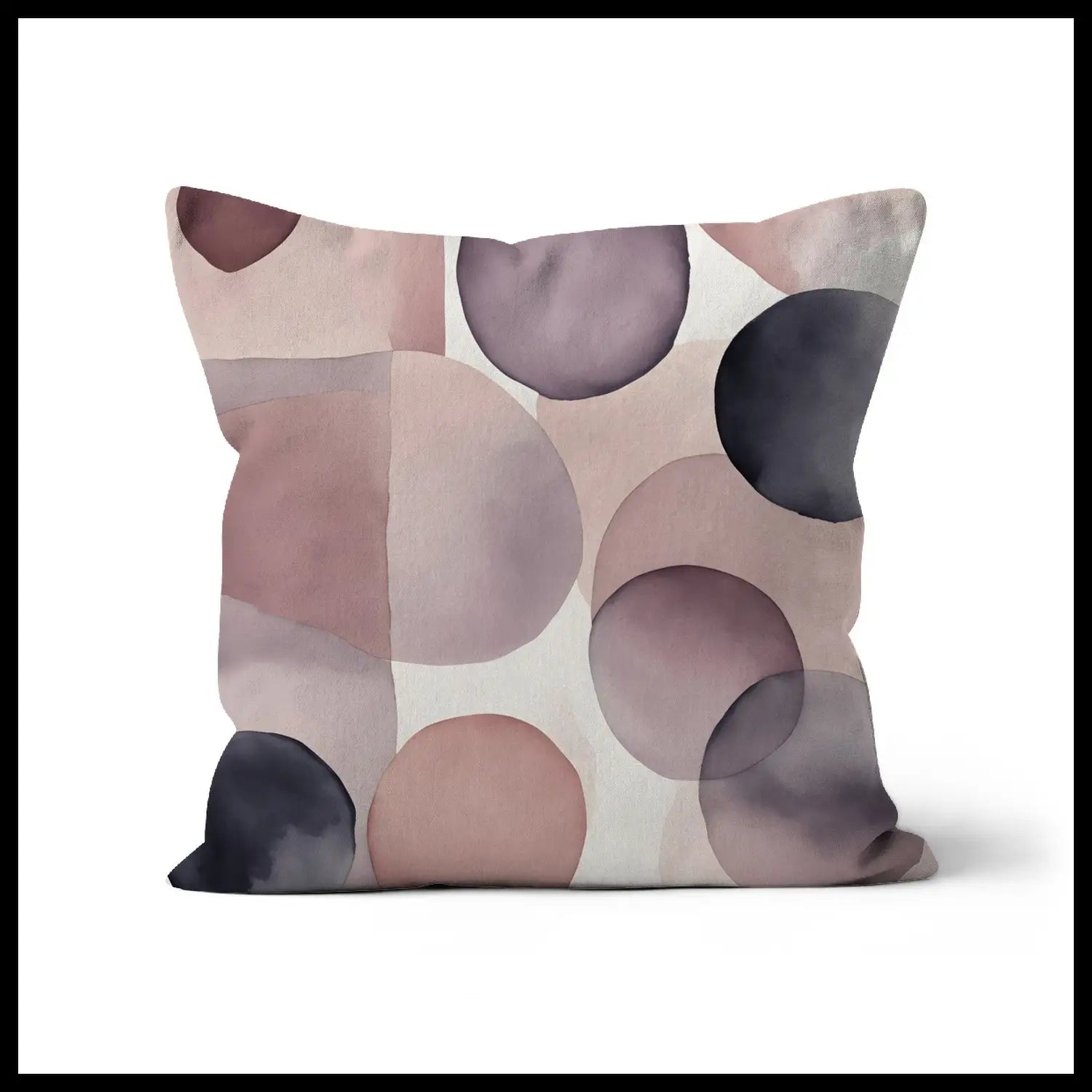 Peaceful Pause - Chic Minimalist Nordic Style Throw Pillow