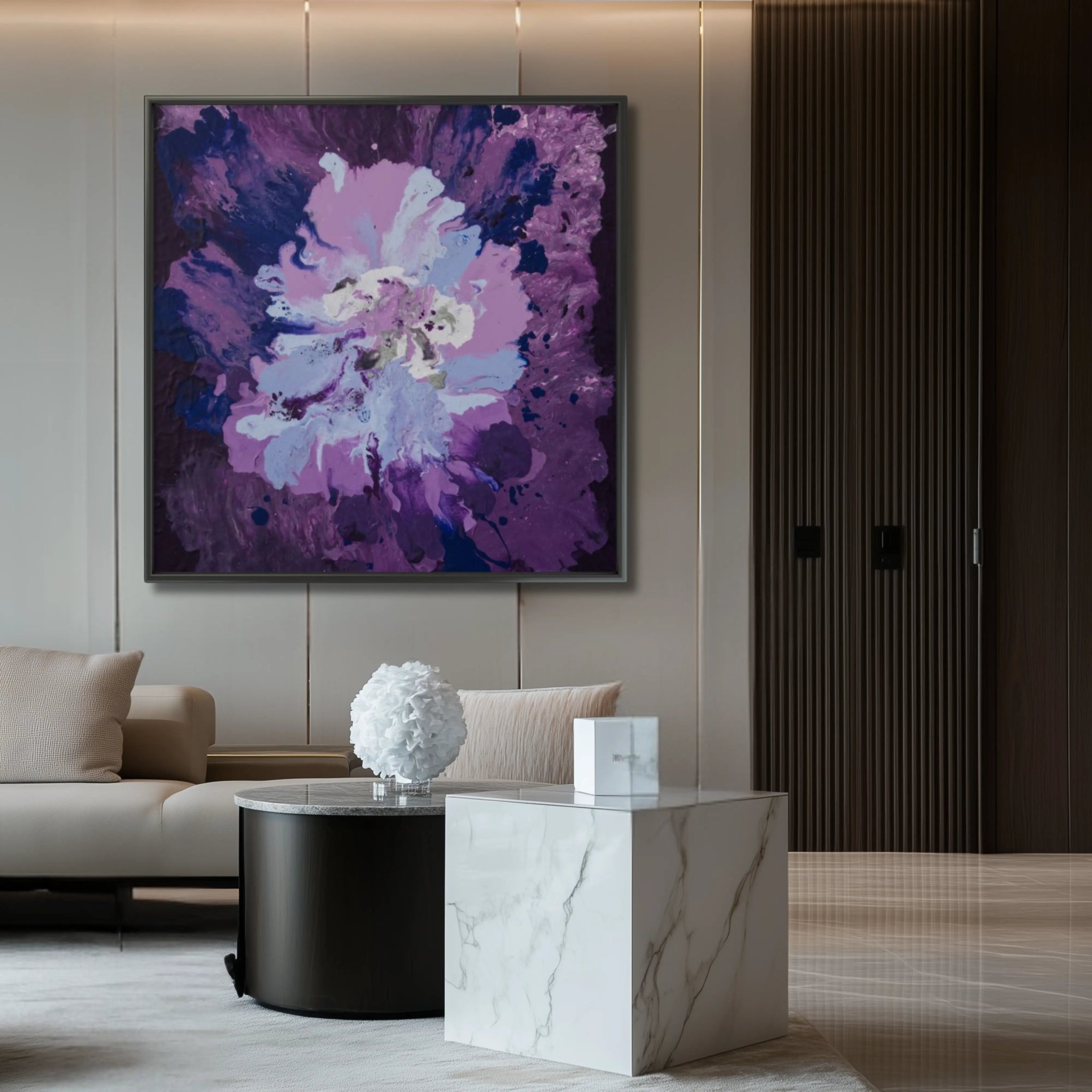 Purple Passion | Exclusive Framed Fine Art Print - Anez Ka Arts Luxury Wall Art