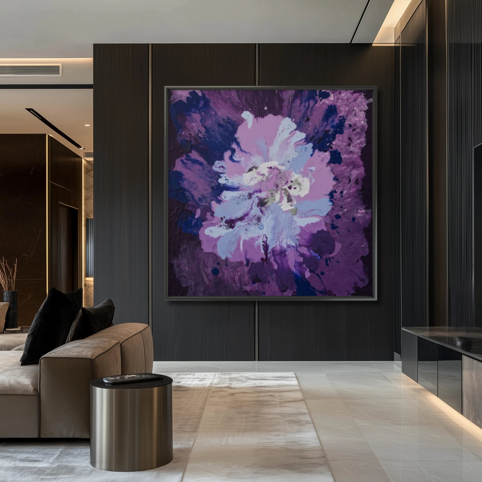 Purple Passion | Exclusive Framed Fine Art Print - Anez Ka Arts Luxury Wall Art