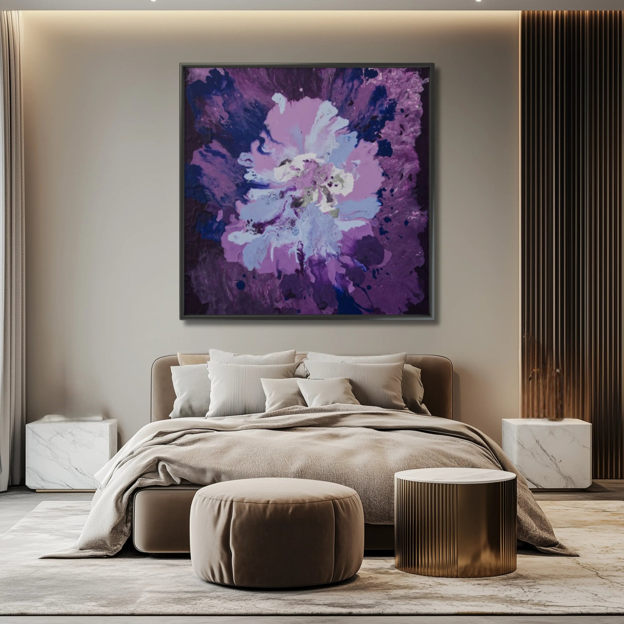 Purple Passion | Exclusive Framed Fine Art Print - Anez Ka Arts Luxury Wall Art