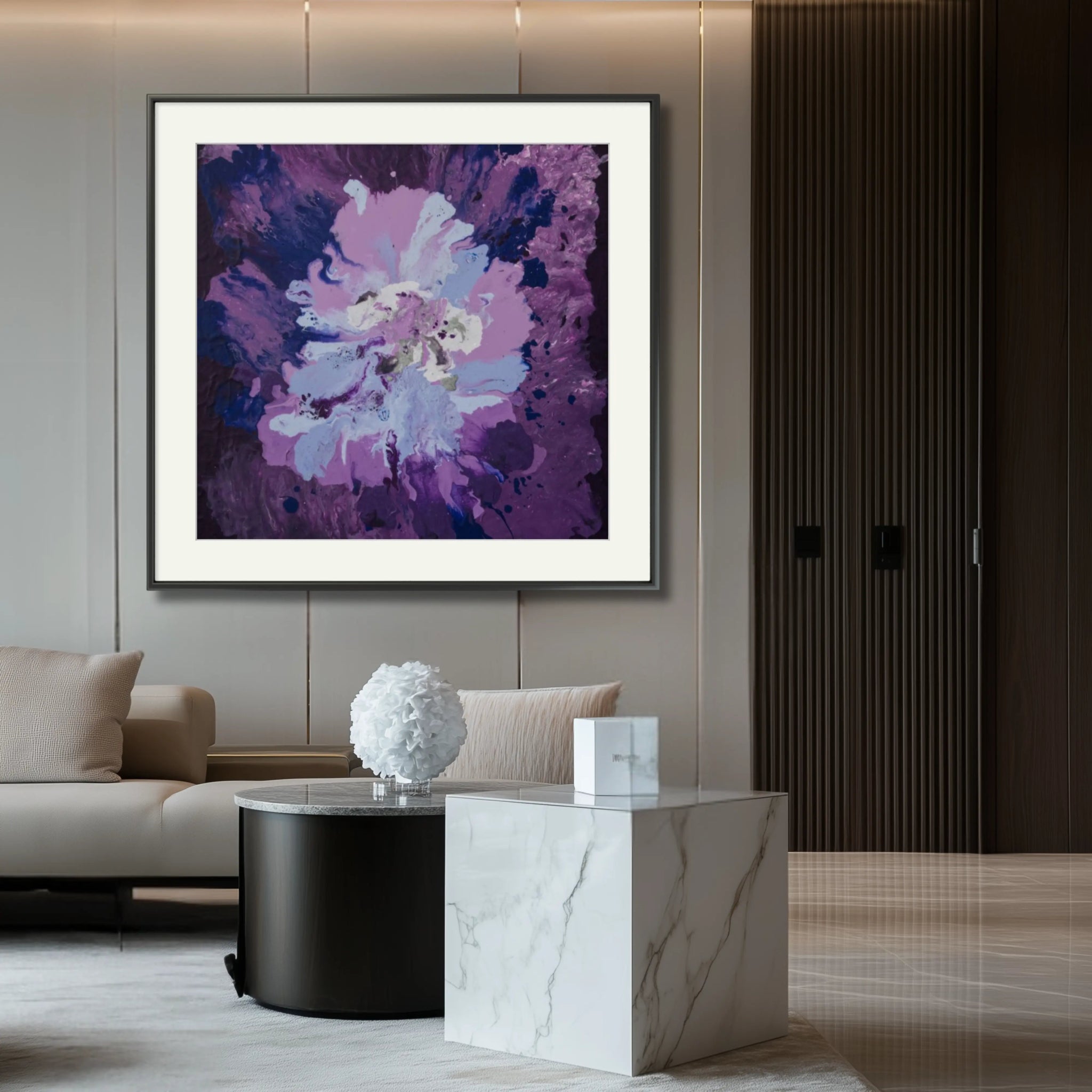 Purple Passion | Exclusive Framed Fine Art Print - Anez Ka Arts Luxury Wall Art