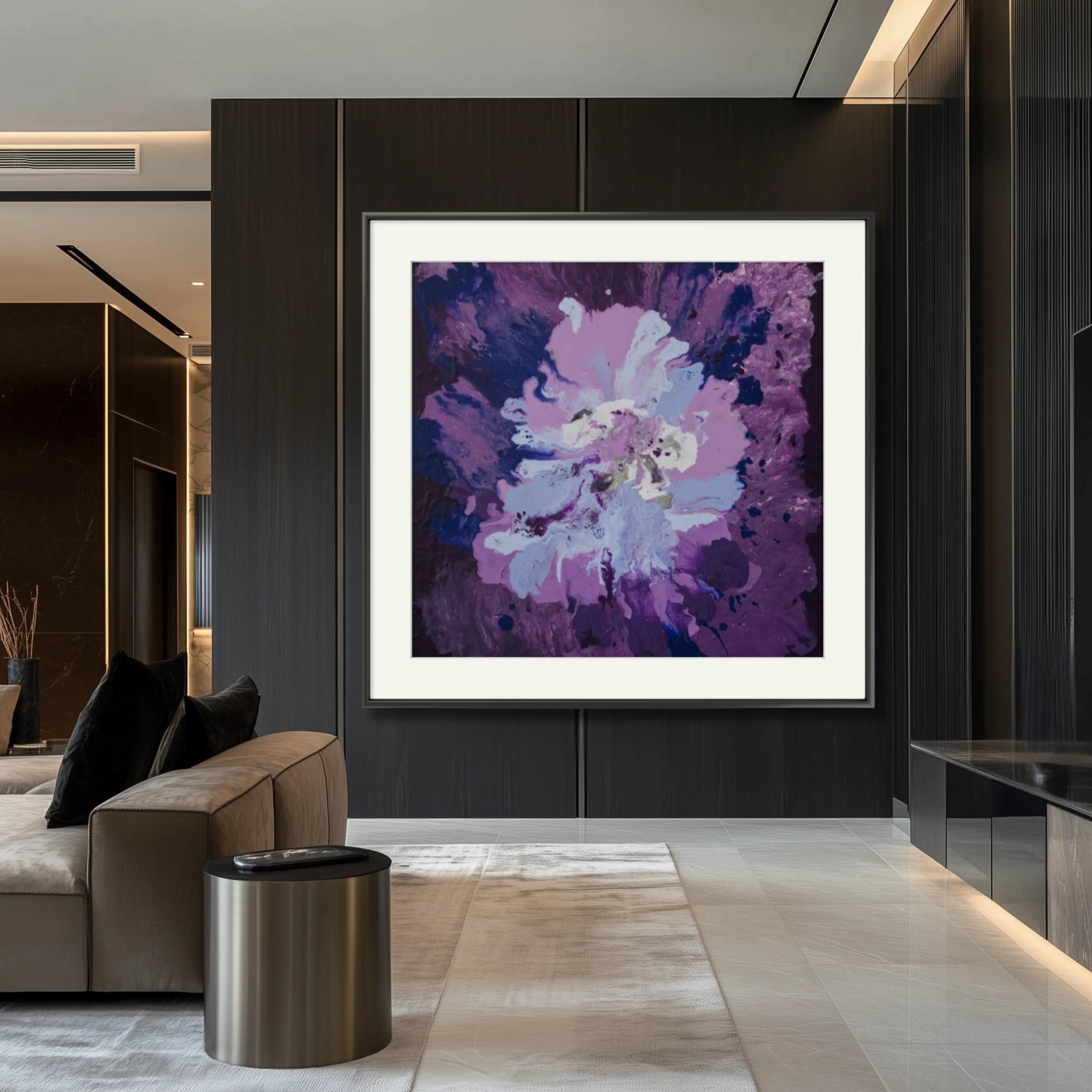 Purple Passion | Exclusive Framed Fine Art Print - Anez Ka Arts Luxury Wall Art