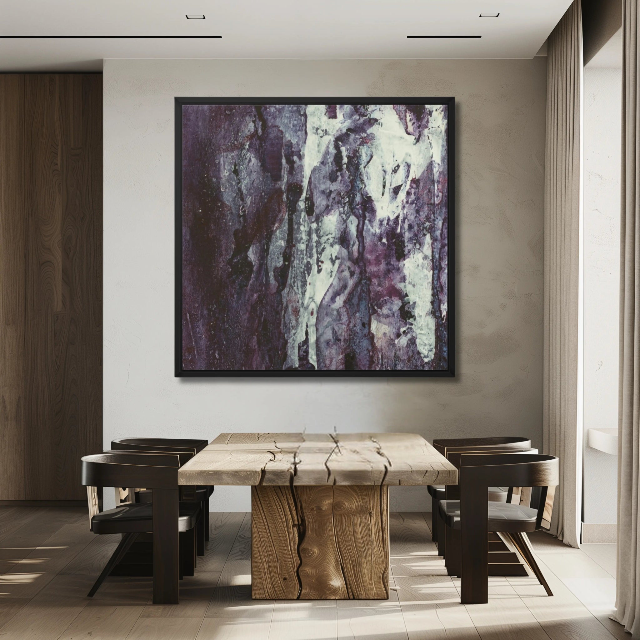 Purpurea Luxuria | Exclusive Canvas Wall Art in Purple - Anez Ka Arts Luxury Wall Art