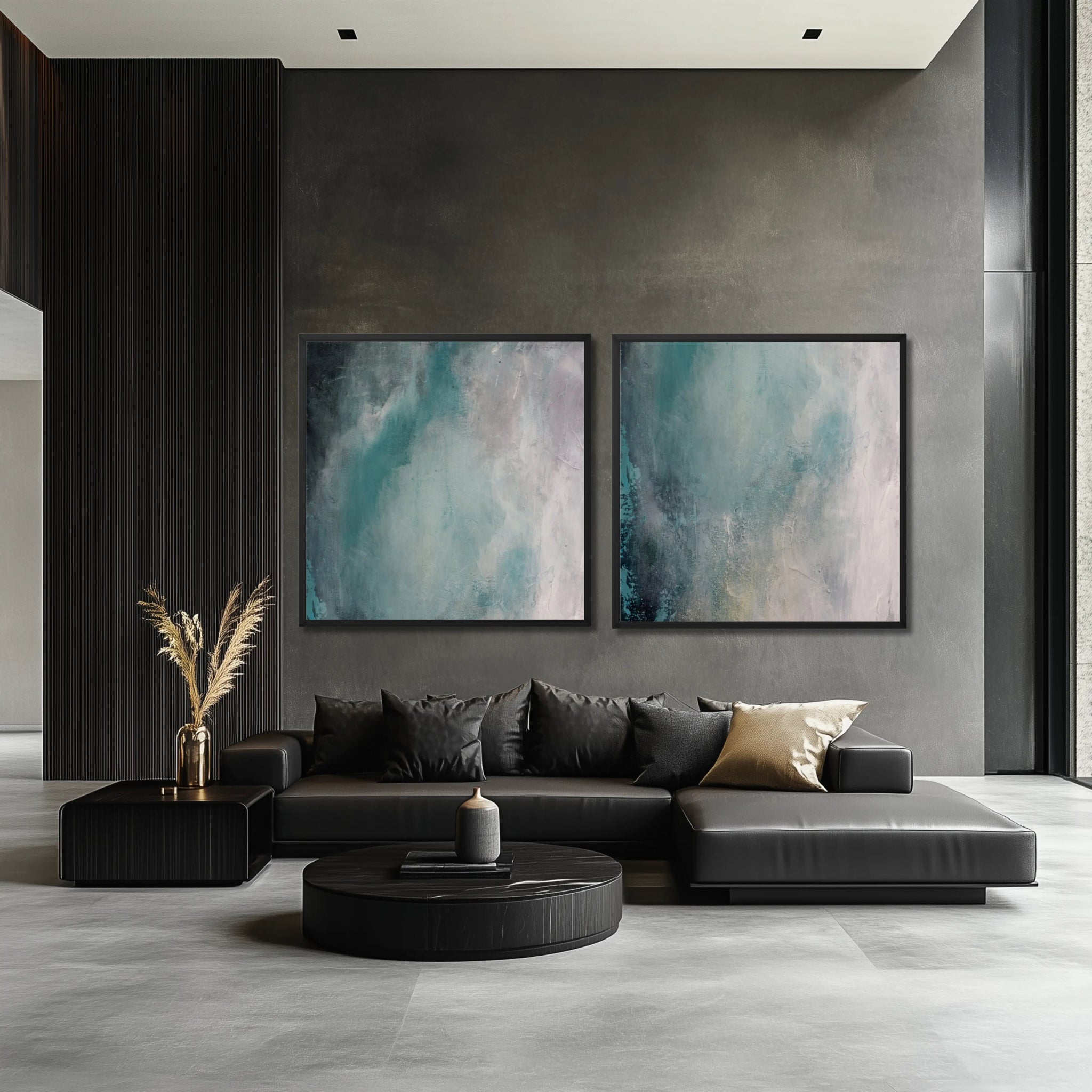 Refined Duo | Luxury Wall Art Set for Contemporary Homes - Anez Ka Arts Luxury Wall Art