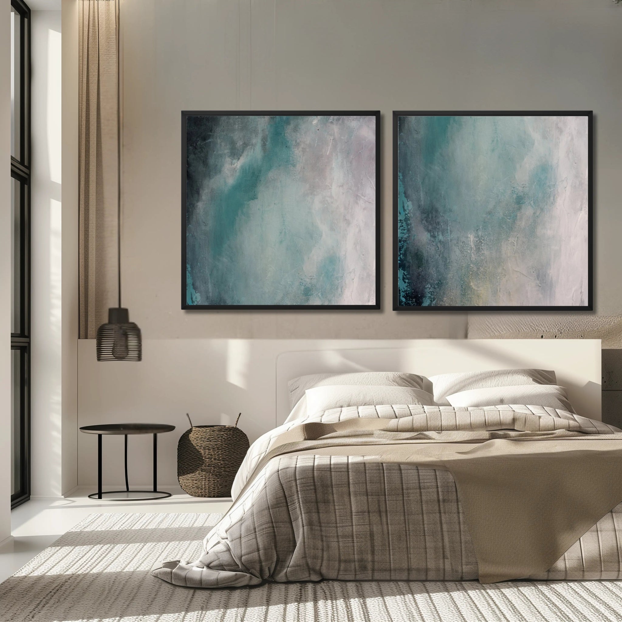 Refined Duo | Luxury Wall Art Set for Contemporary Homes - Anez Ka Arts Luxury Wall Art