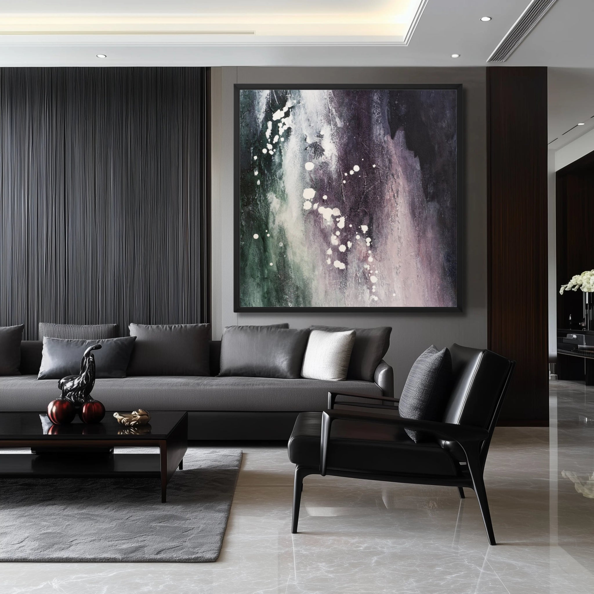 Soft Luxe | Framed Canvas Art - Anez Ka Arts Luxury Wall Art