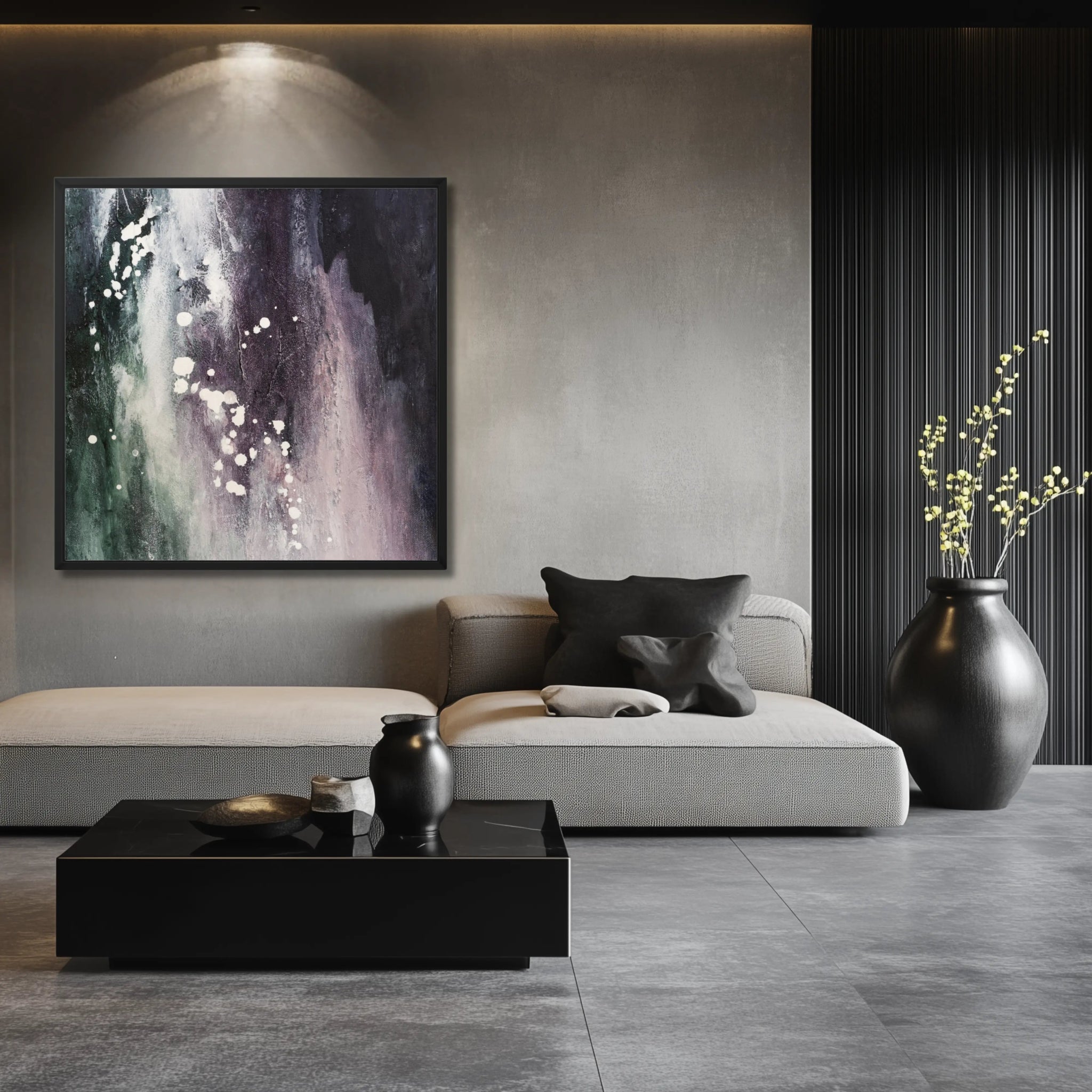 Soft Luxe | Framed Canvas Art - Anez Ka Arts Luxury Wall Art