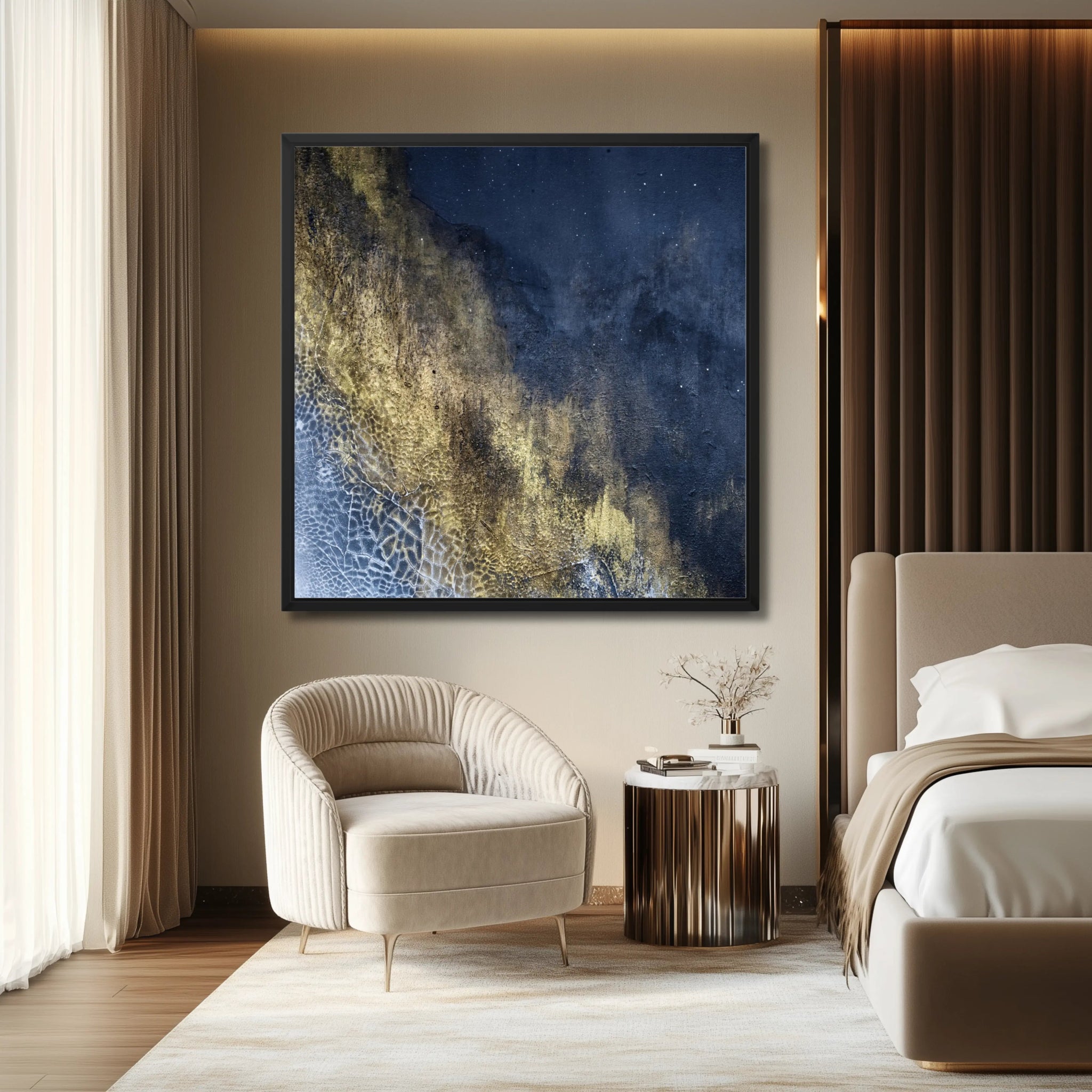 Sophisticated | Elegant Gold Wall Art - Anez Ka Arts Luxury Wall Art