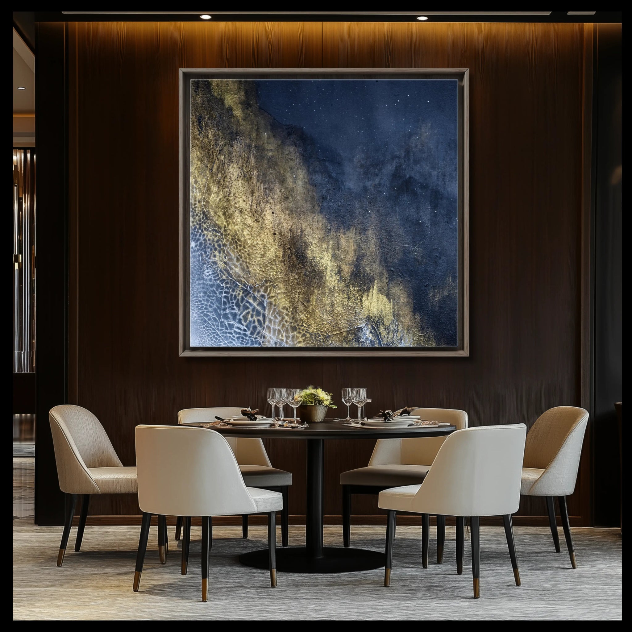 Sophisticated | Elegant Gold Wall Art - Anez Ka Arts Luxury Wall Art