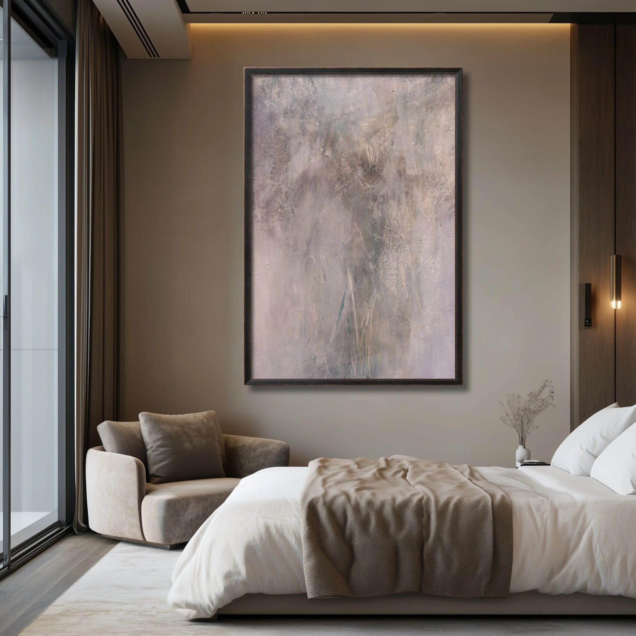 Subtlety | Dreamy Framed Canvas Art - Anez Ka Arts Luxury Wall Art