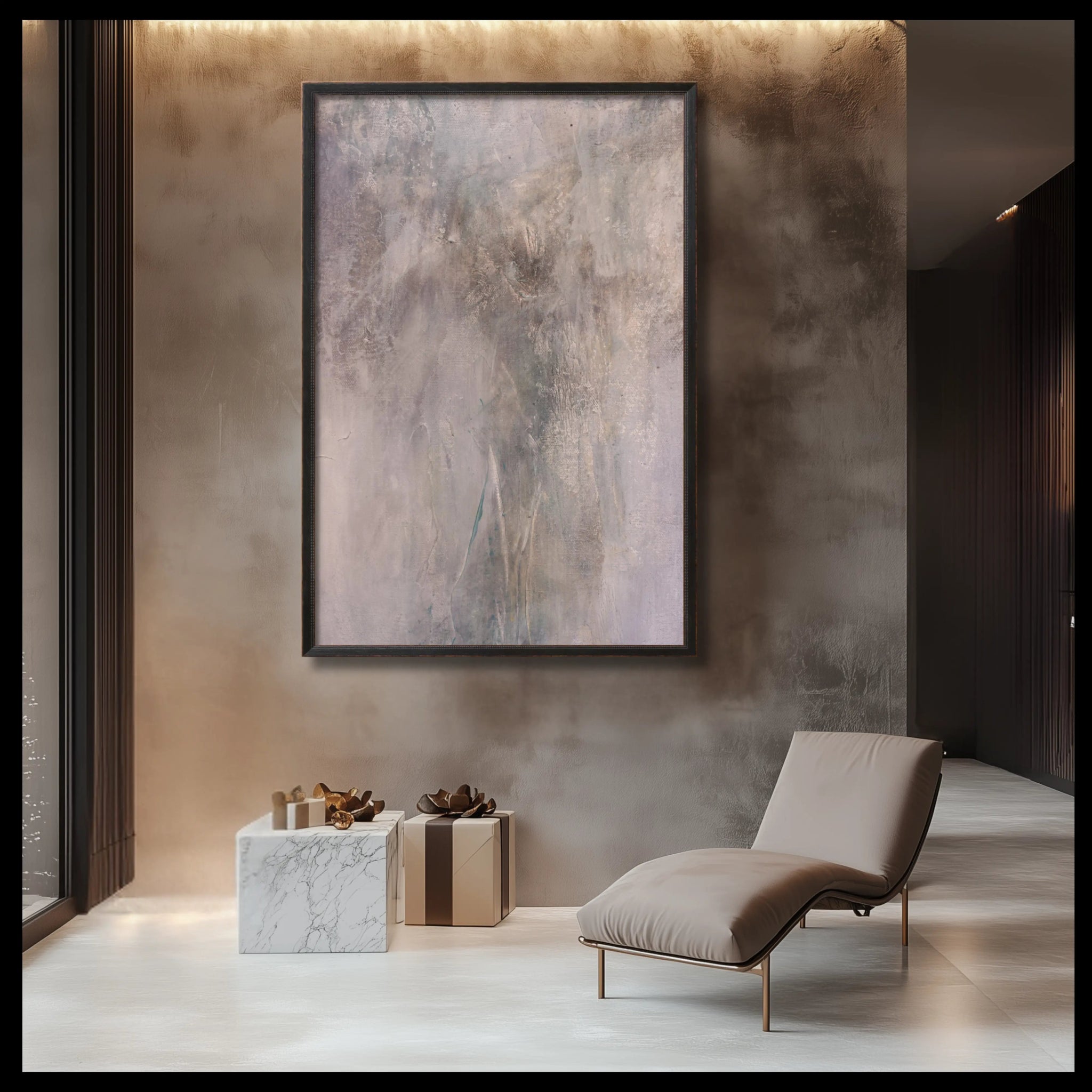 Subtlety | Dreamy Framed Canvas Art - Anez Ka Arts Luxury Wall Art