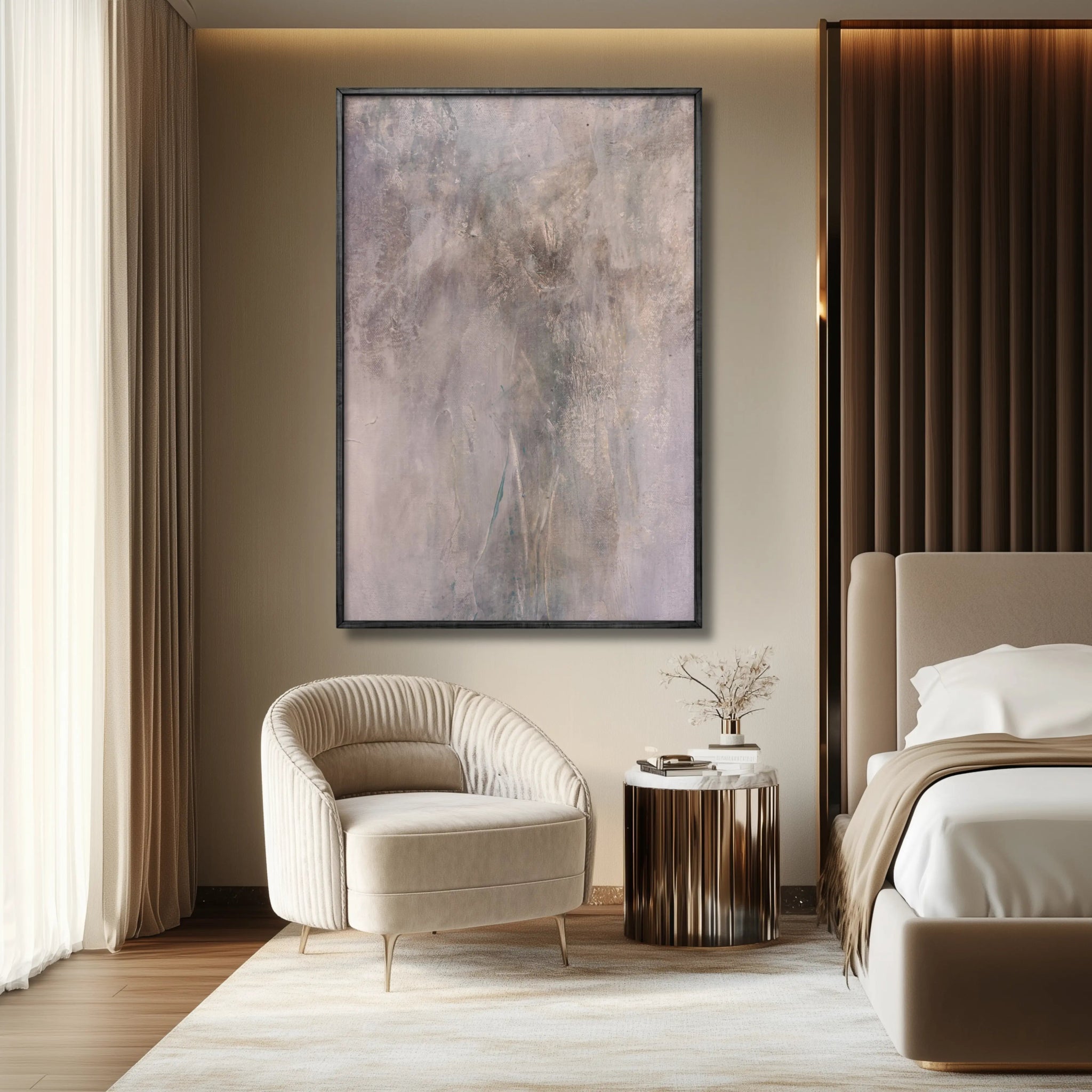 Subtlety | Dreamy Framed Canvas Art - Anez Ka Arts Luxury Wall Art