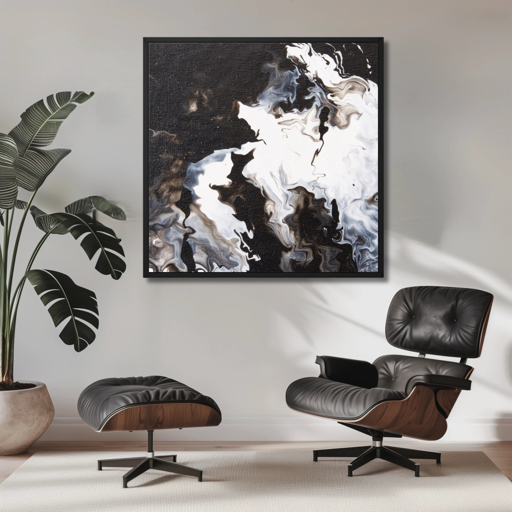 Timeless | Exclusive Canvas Wall Art in Black and White for Living room - Anez Ka Arts Luxury Wall Art