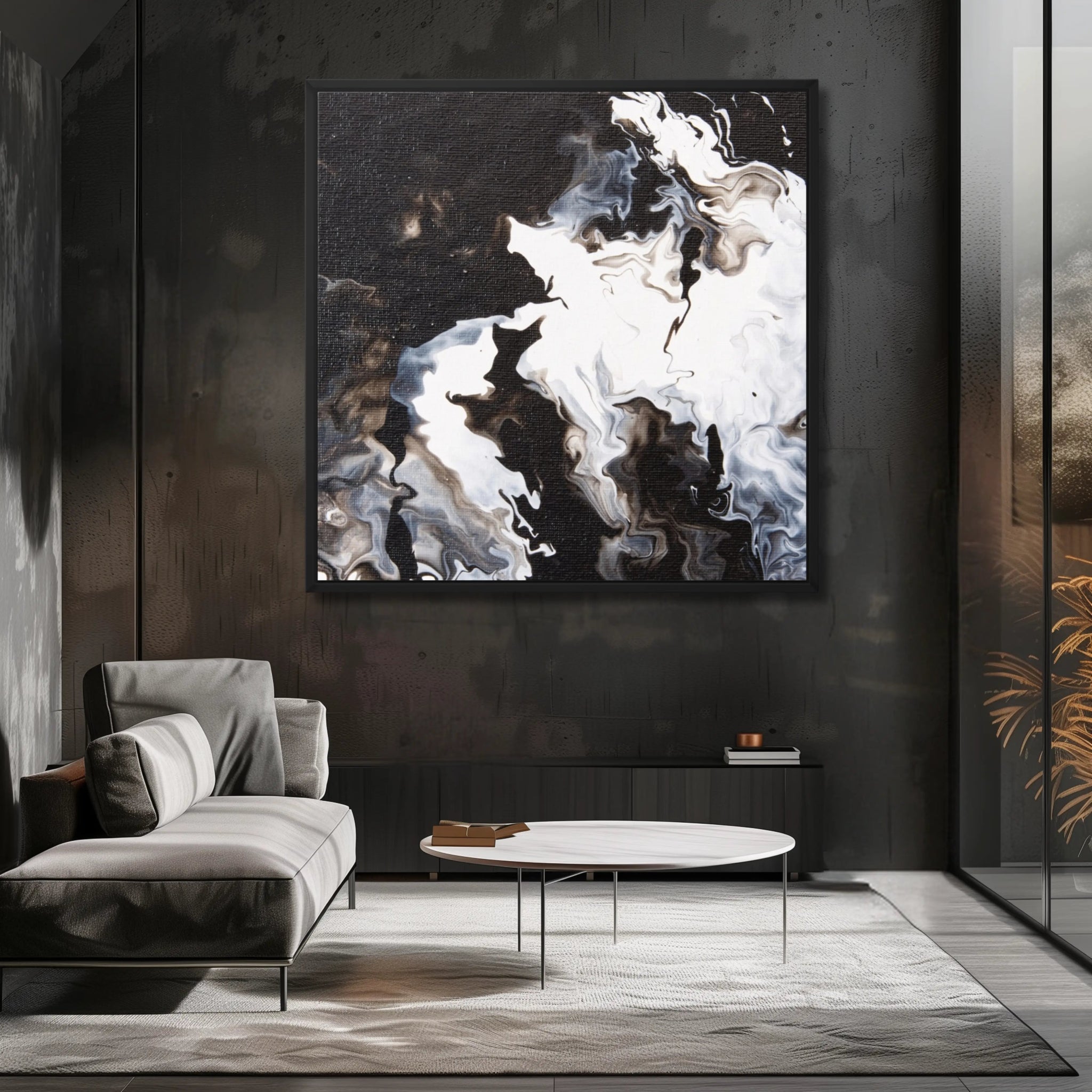 Timeless | Exclusive Canvas Wall Art in Black and White for Living room - Anez Ka Arts Luxury Wall Art