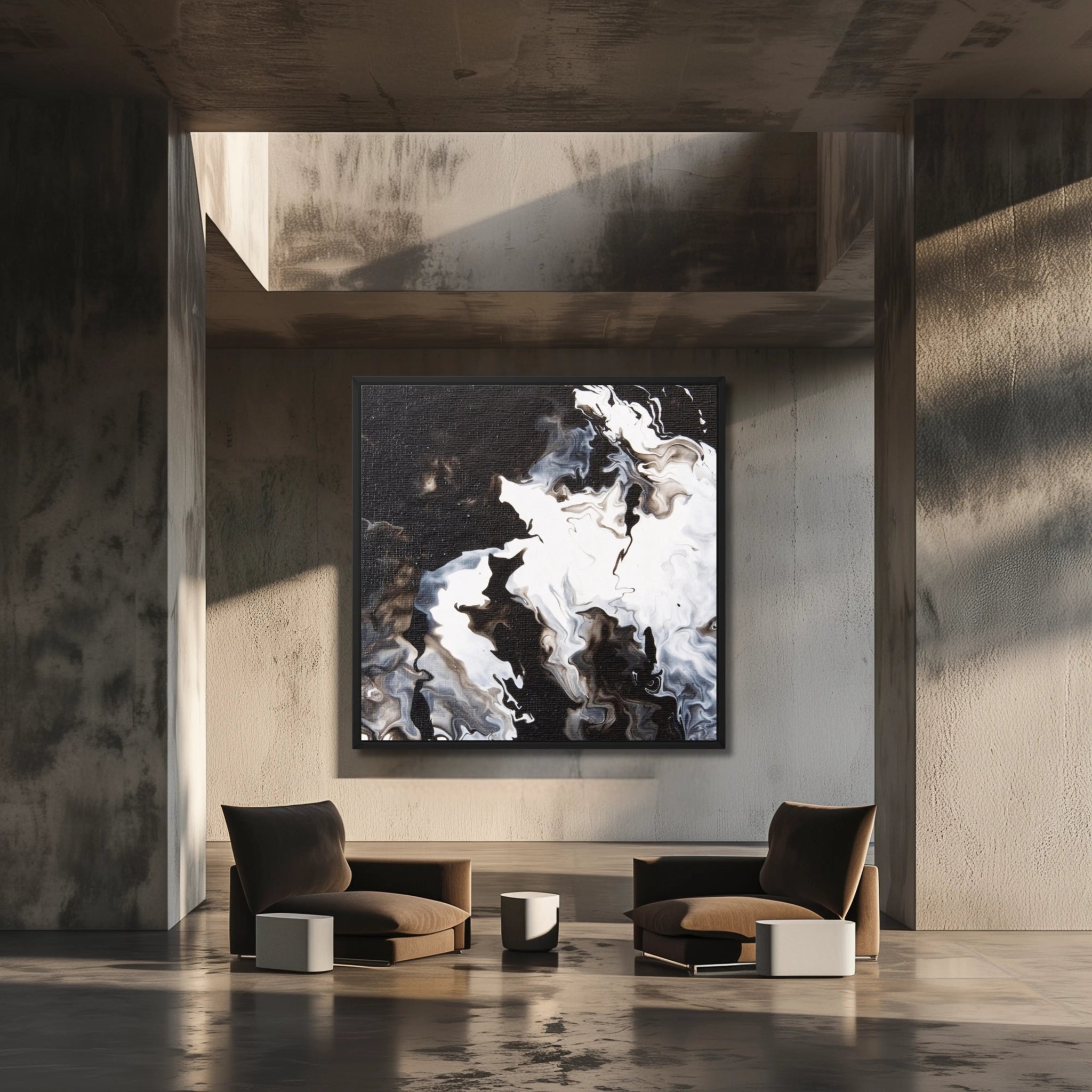 Timeless | Exclusive Canvas Wall Art in Black and White for Living room - Anez Ka Arts Luxury Wall Art