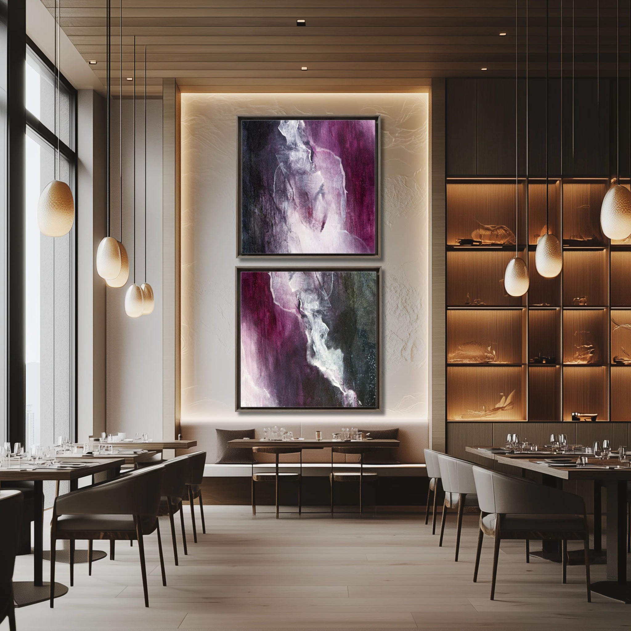 Velvet Duo | Luxury Wall Art Set for Contemporary Homes - Anez Ka Arts Luxury Wall Art