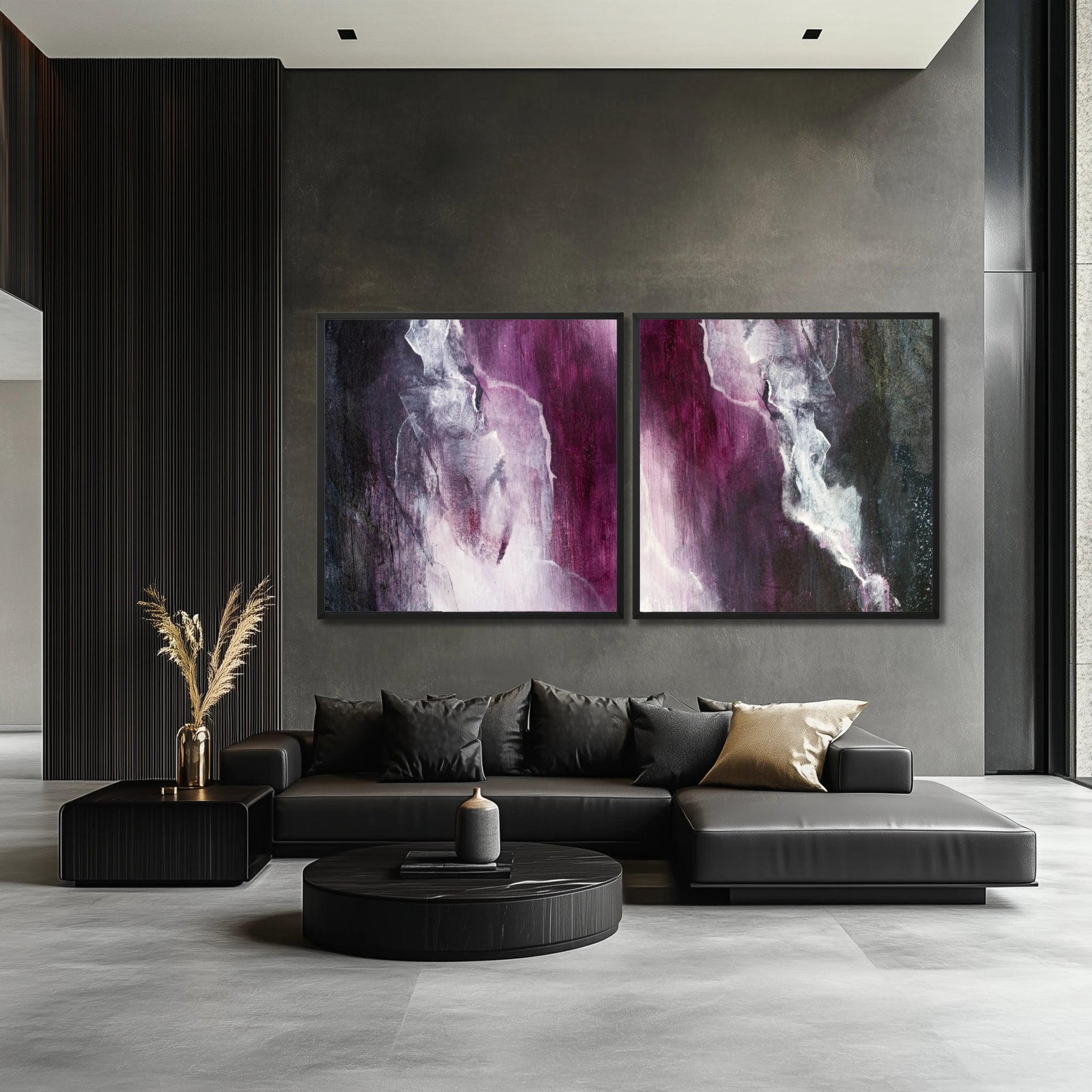 Velvet Duo | Luxury Wall Art Set for Contemporary Homes - Anez Ka Arts Luxury Wall Art